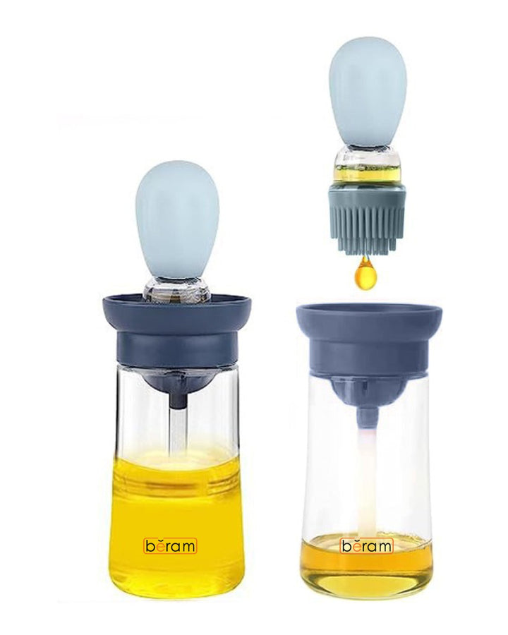 Oil Dispenser Bottle with Basting Brush