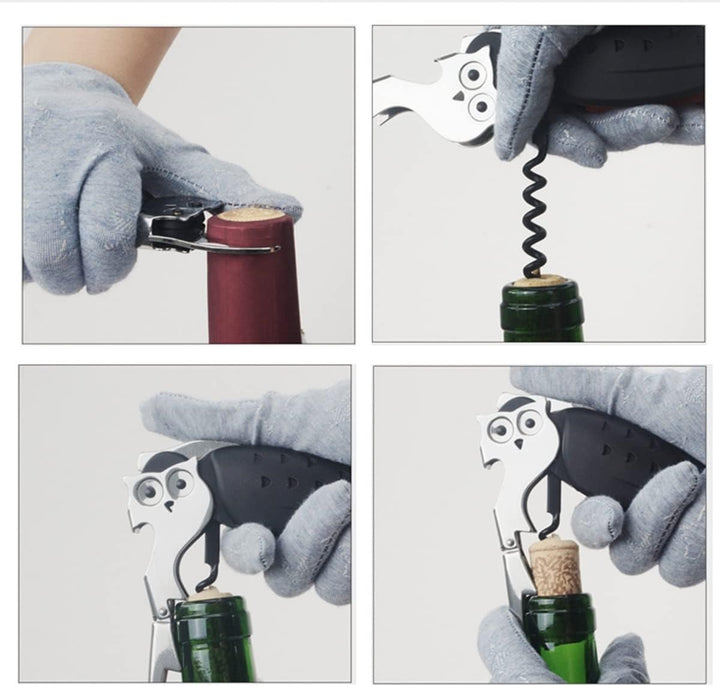 Owl Themed Waiters Corkscrew