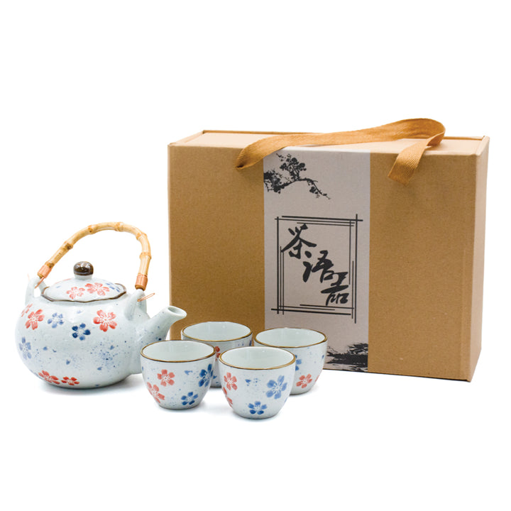 Porcelain Tea Set Multicolored