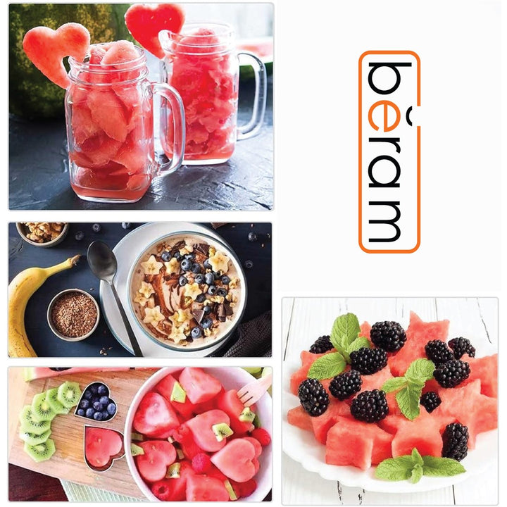 Biscuit and Cookie Cutter Stainless Steel Mould - 12 Pieces