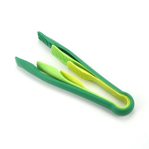 BERAM Plastic Kitchen Tongs Set of 3 Food Serving and BBQ Tongs for Bread Salad Fruit Buffet and Grilling Durable BPA Free Reusable Utility Tongs for Home Party and Daily Use