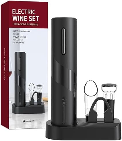 Electric Wine Opener Set