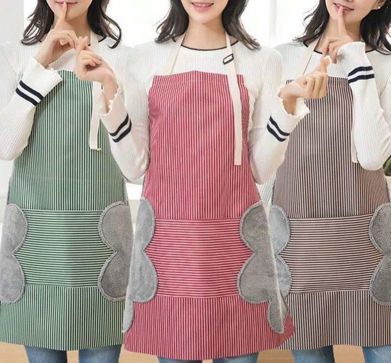 Unisex Bib Apron, 3 Pieces