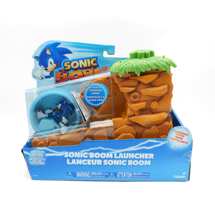 Tomy Sonic Boom Launcher Playset  – Spinning Sonic Action Toy with Glowing Wheel – Includes Launcher and Sonic Figure – Based on the Sonic Boom Animated Series – For Kids Ages 4 and Up