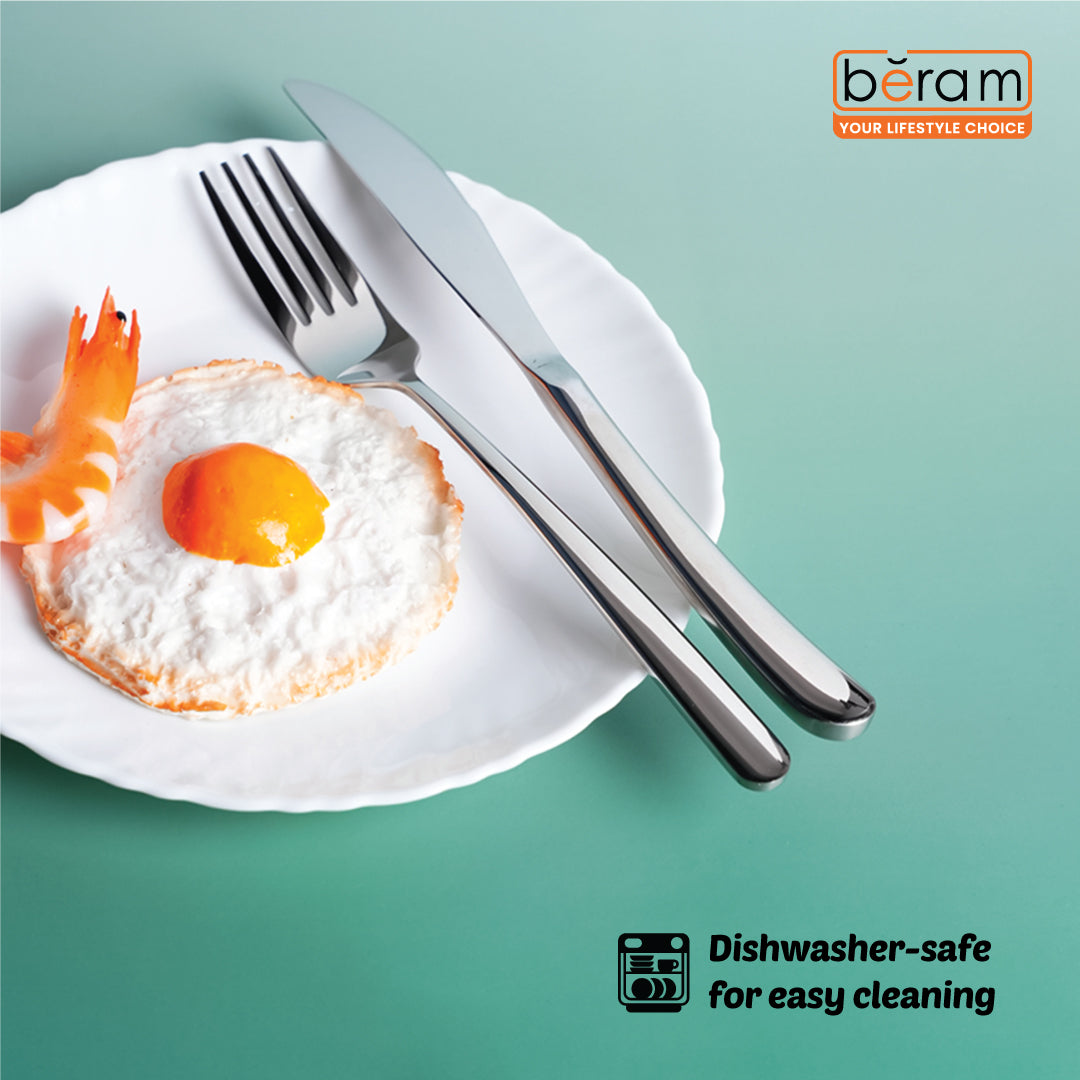 Stainless Edge Cutlery Set of 4, 16 & 24