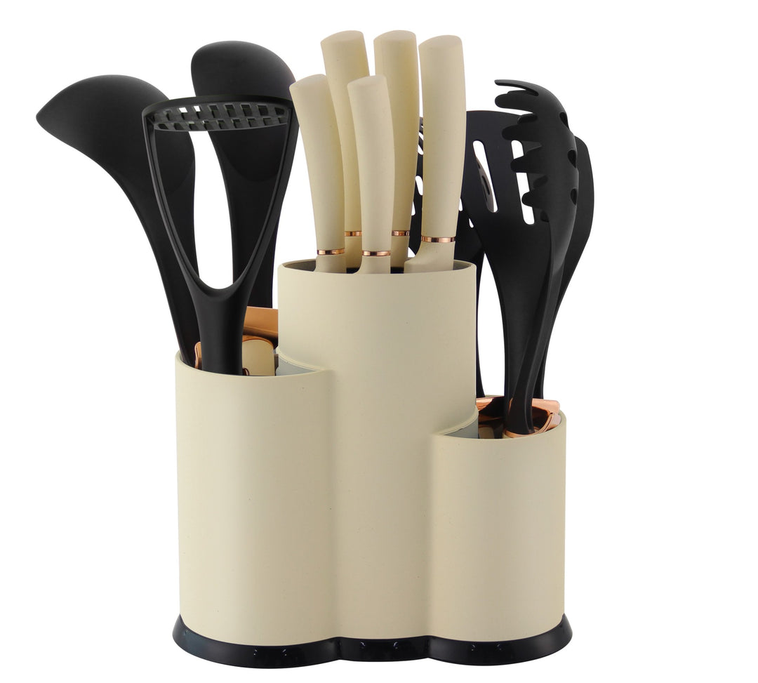 12 Pieces Kitchen Knife & Utensil Set