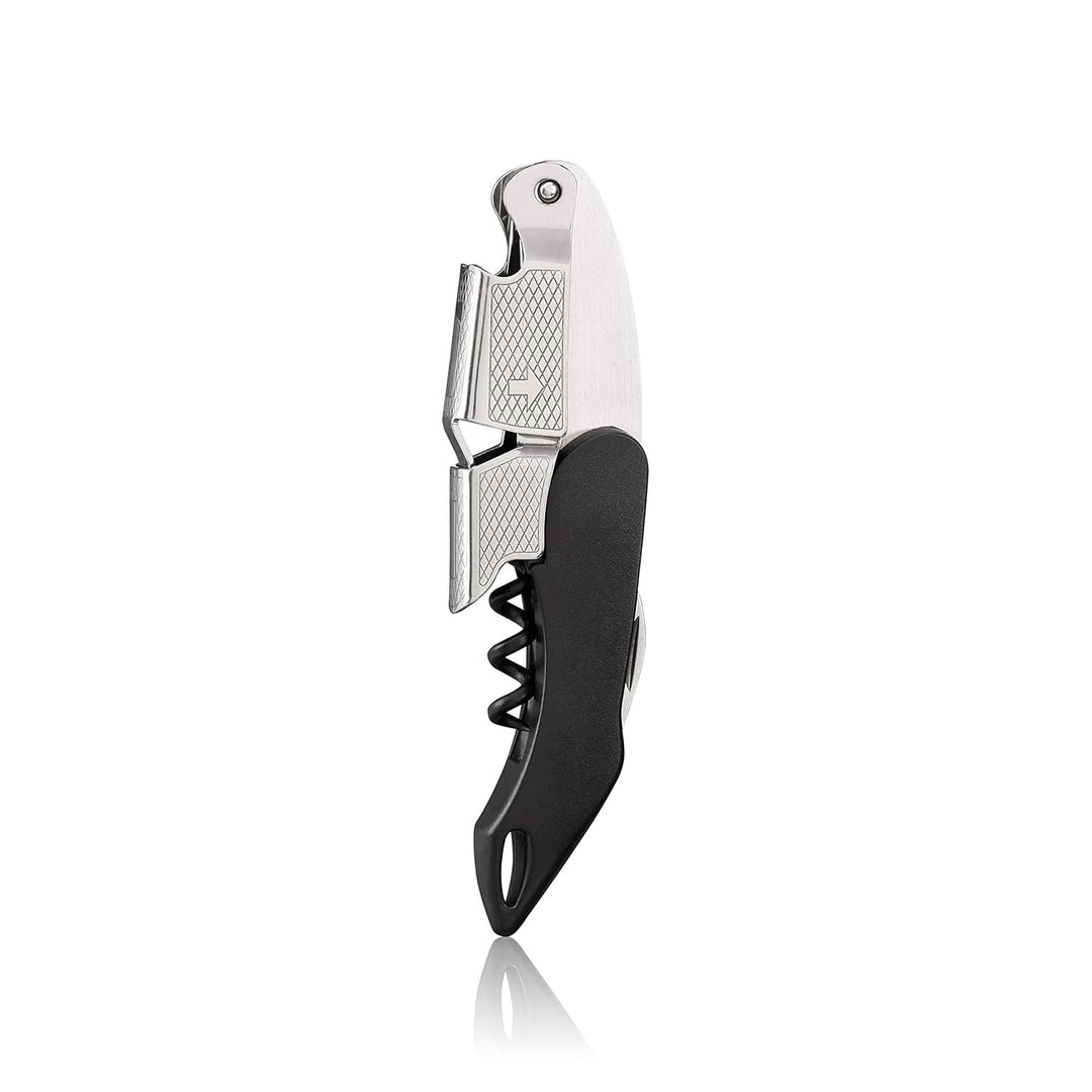 Black & Silver Waiters Corkscrew