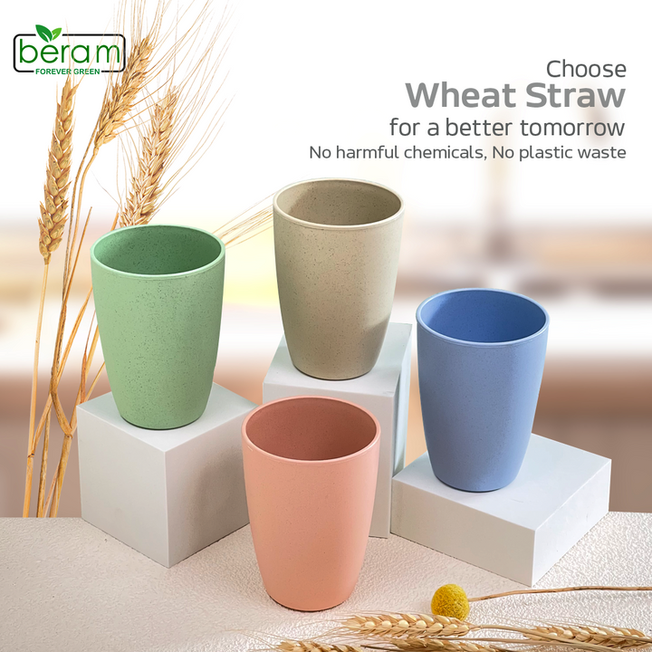 Wheat Straw 350ml Cup
