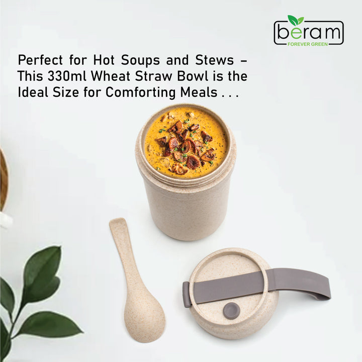 Wheat Straw 330ml Tumblr Bowl