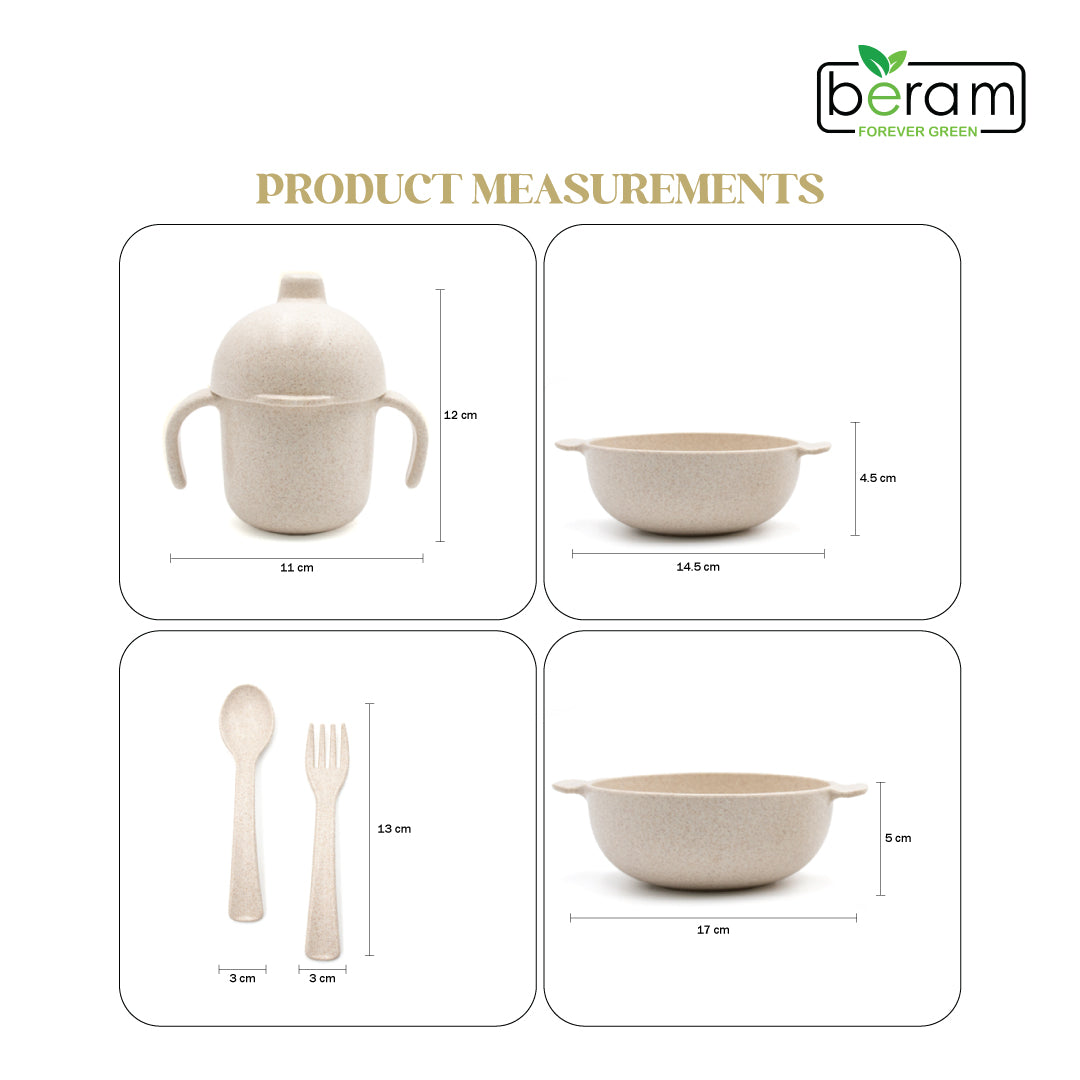 Wheat Straw Kids Dinnerware Set