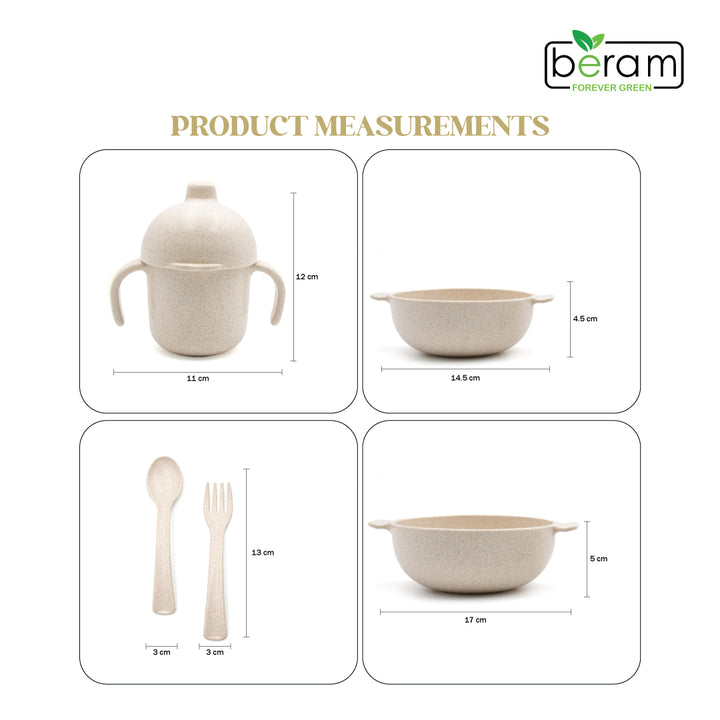 Wheat Straw Kids Dinnerware Set