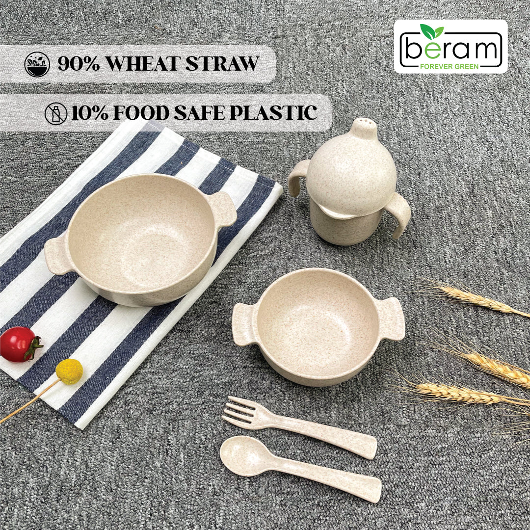 Wheat Straw Kids Dinnerware Set