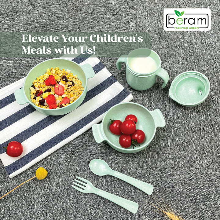 Wheat Straw Kids Dinnerware Set