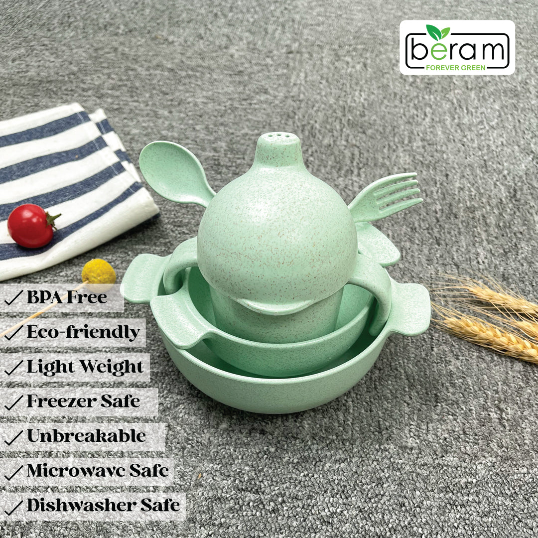 Wheat Straw Kids Dinnerware Set
