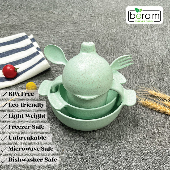 Wheat Straw Kids Dinnerware Set