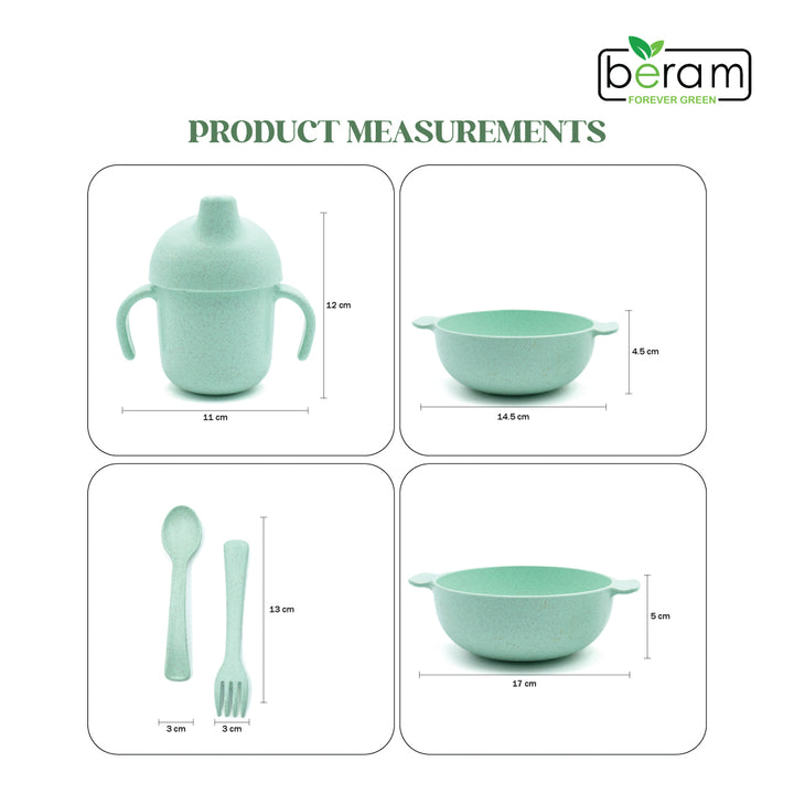 Wheat Straw Kids Dinnerware Set