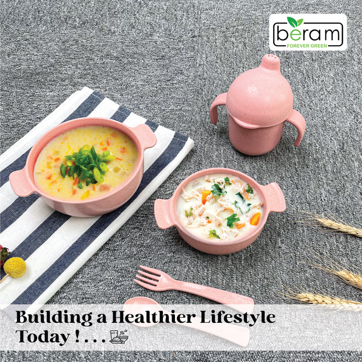 Wheat Straw Kids Dinnerware Set