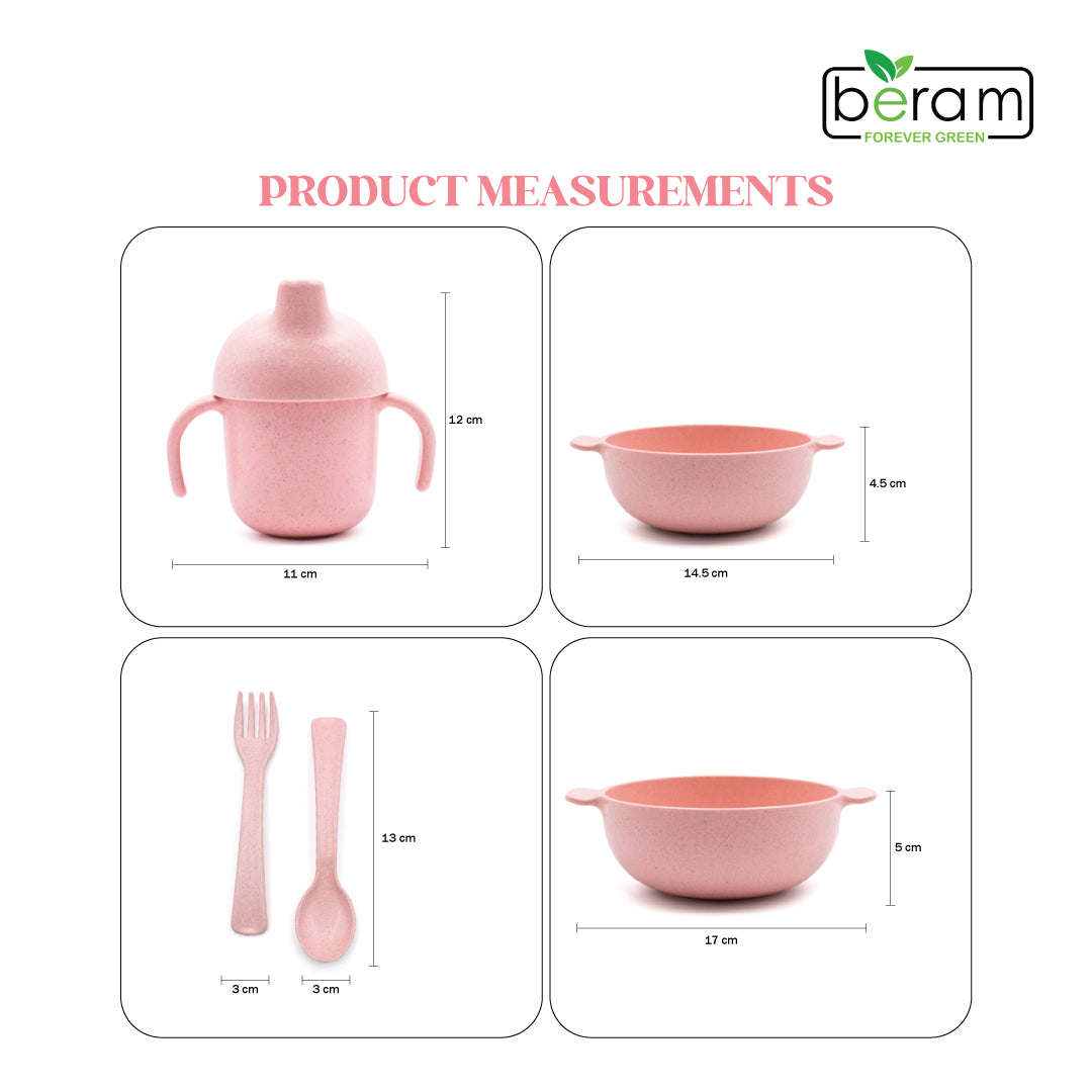Wheat Straw Kids Dinnerware Set