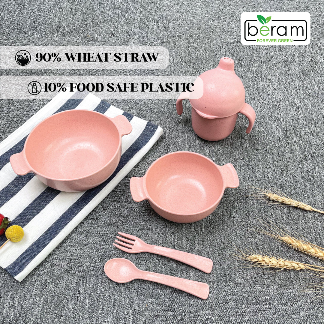Wheat Straw Kids Dinnerware Set