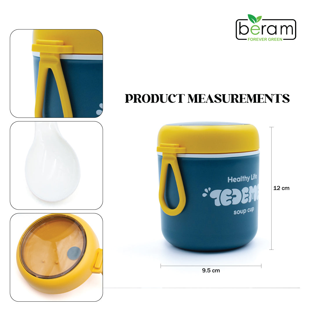 Wheat Straw 510ml Lunch Box