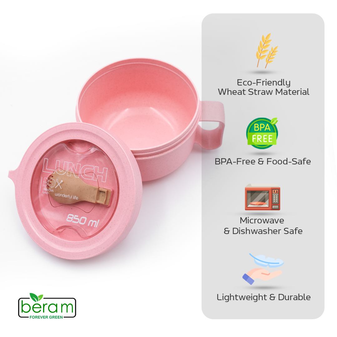 Wheat Straw Lunch Bowl 850ml