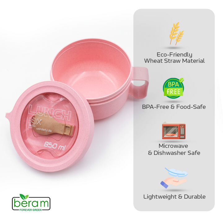 Wheat Straw Lunch Bowl 850ml