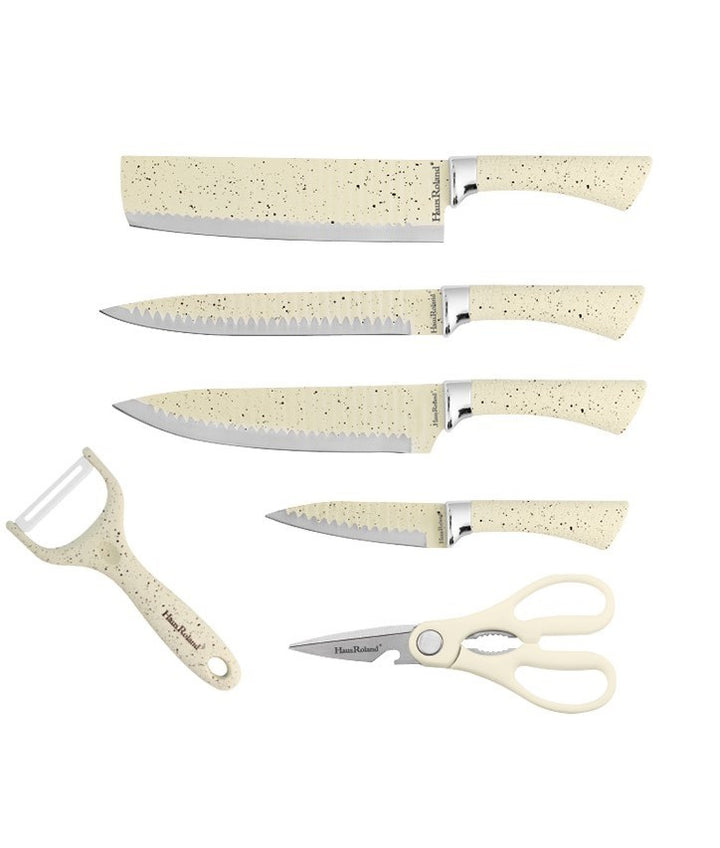 6 Pieces Dotted Knife Set