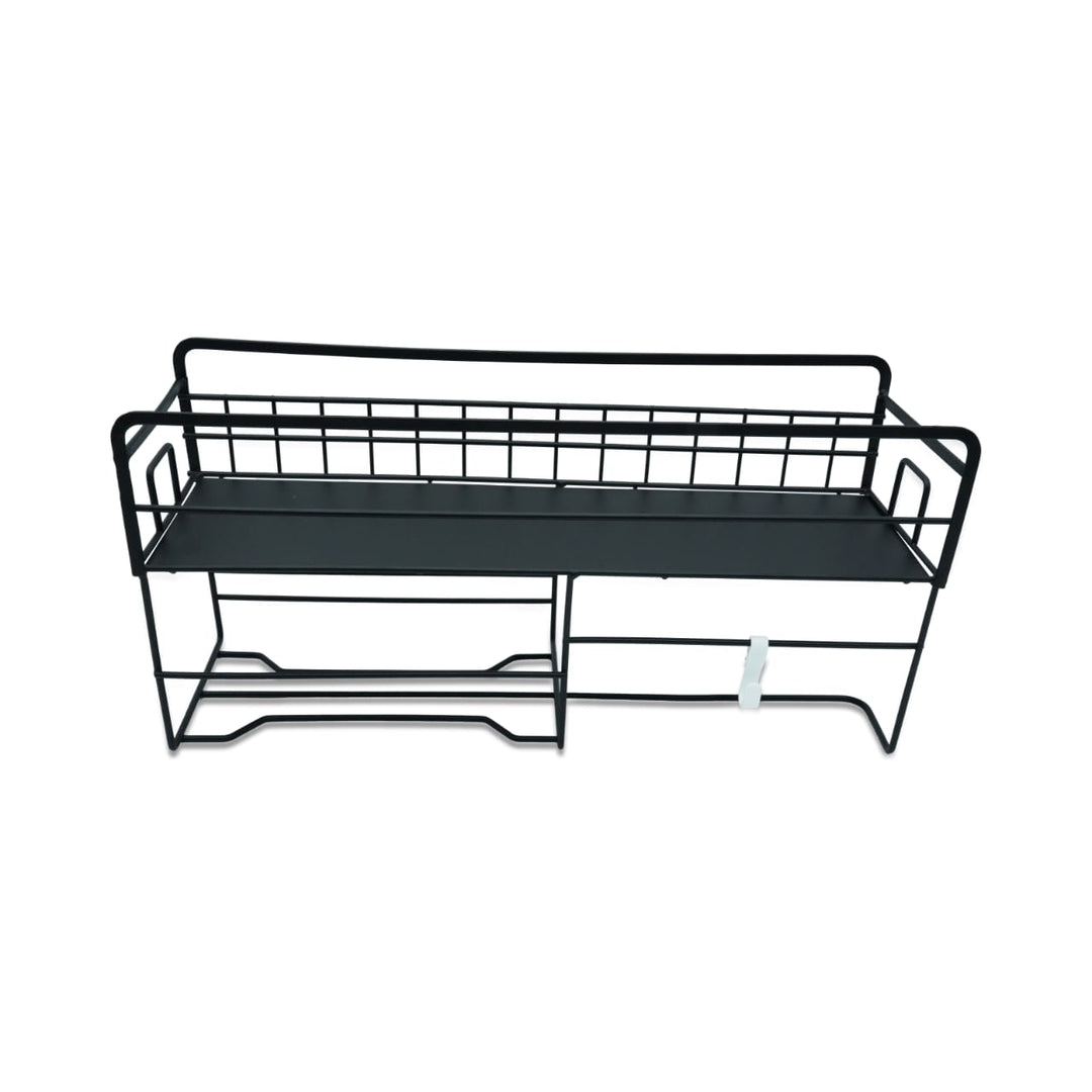BERAM Bathroom Storage Rack Carbon Steel with Tissue Holder Wall-Mounted Shelf Organizer Waterproof & Rustproof Space-Saving Modern Rack for Toiletries Kitchen or Bathroom
