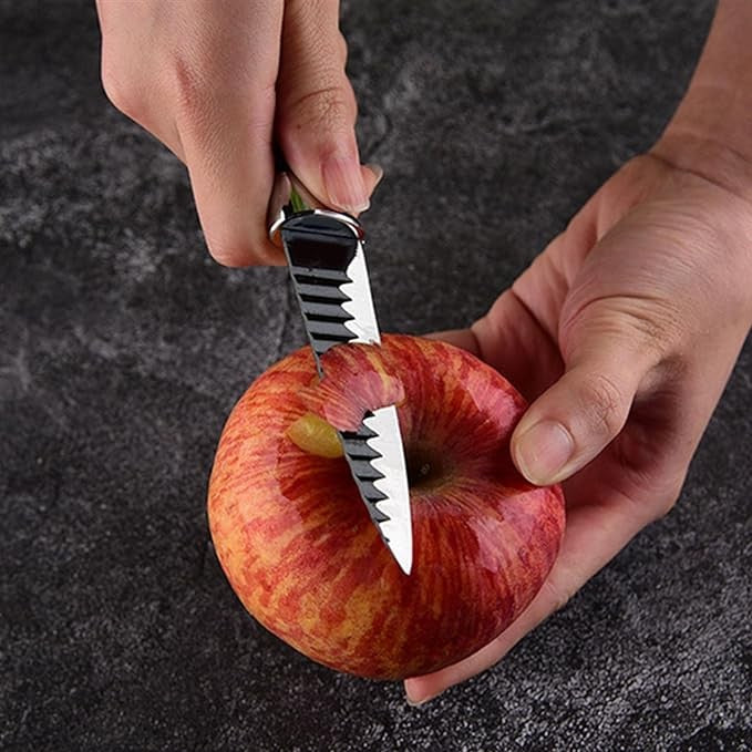 6 Pieces Black Knife Set