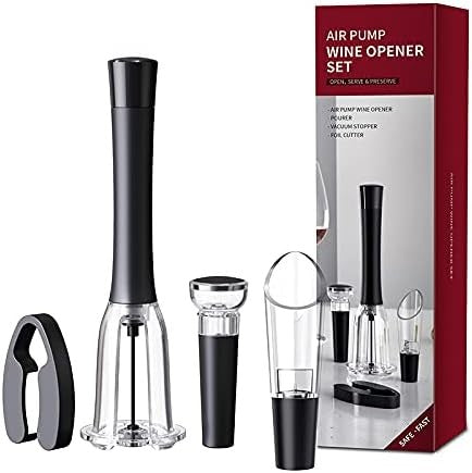 Transparent Wine Opener Set