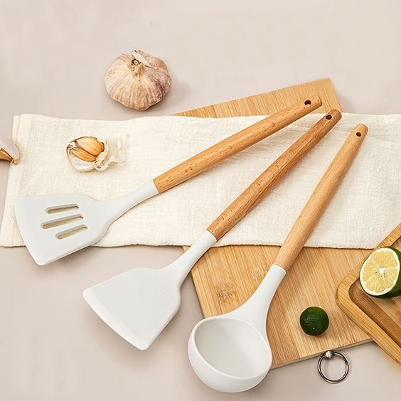 19 Pieces Kitchen Knife & Utensil Set