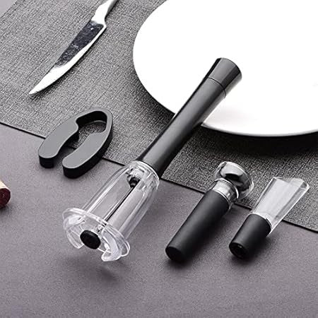 Transparent Wine Opener Set