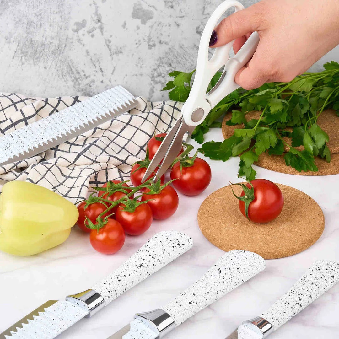 6 Pieces Dotted Knife Set