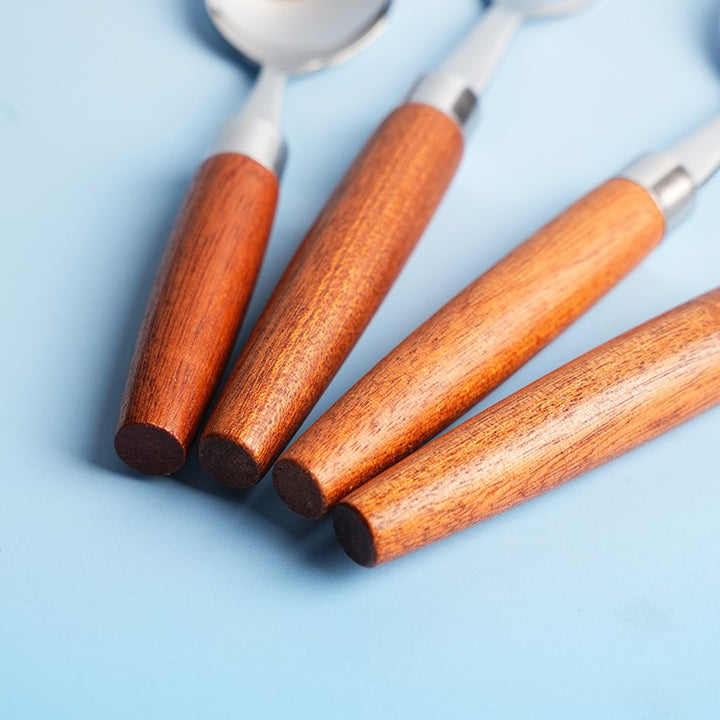 Woodland Steel Cutlery Set of 4, 16 & 24