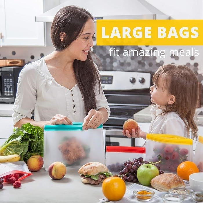 Standing Ziploc Bags