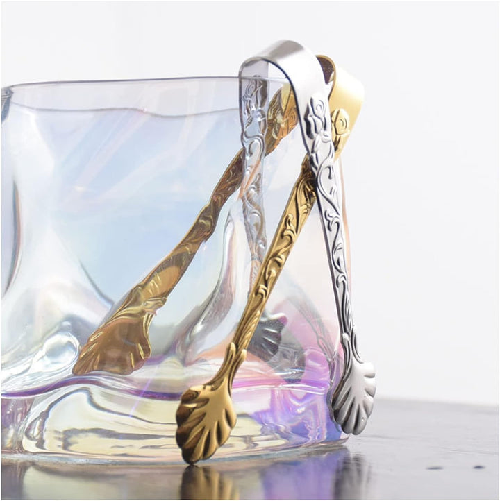 Sugar Tongs with Rose Design