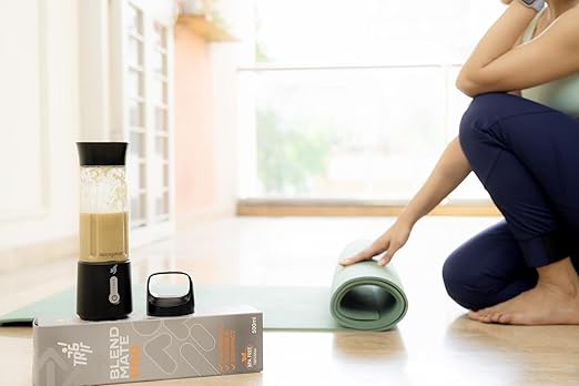 TR6 Blendmate Pro Portable Blender for Smoothies, Protein Shakes & Ice Crushing – 500ML Capacity, Tritan Material, 4000mAh Battery, USB-C Port with Handle Lid