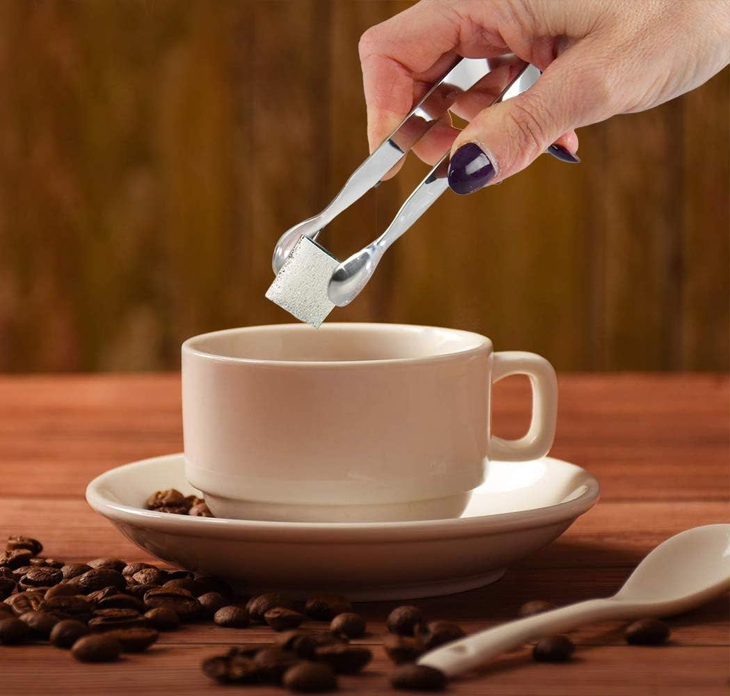 Sugar Tongs with Oval Shell Head