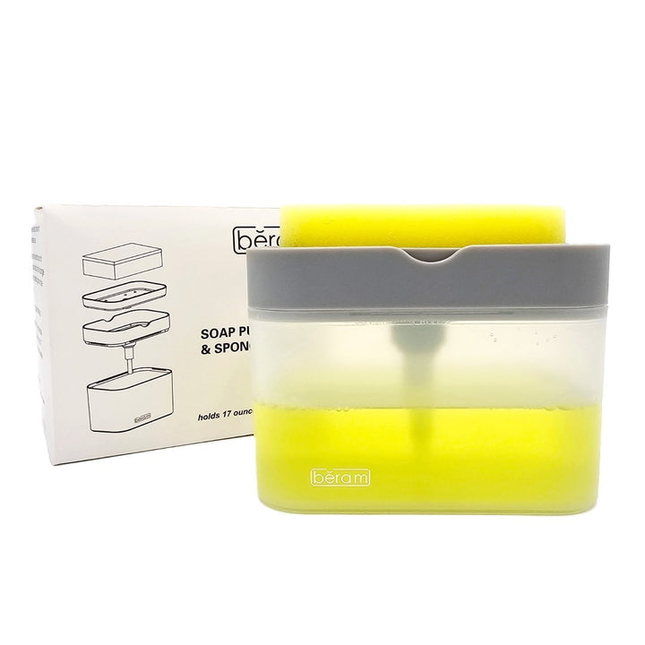 Soap Dispenser with Sponge