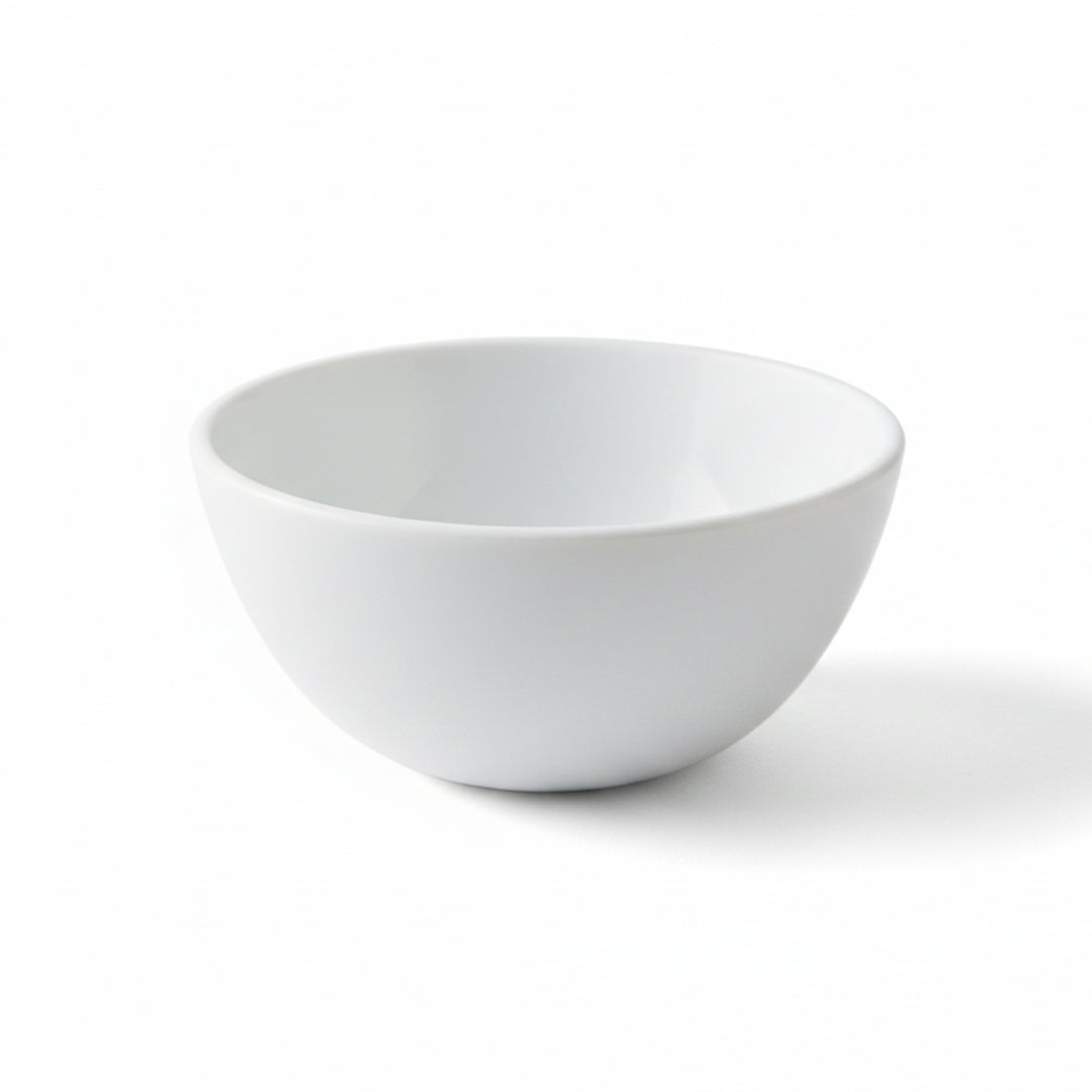 Luminarc White 4 PCS Ceramic Dinner Set  Soup Plate 22cm Dinner Plate 24cm Dessert Plate 19cm Bowl 9.5cm Tableware Set for Home & Restaurant