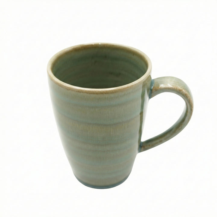 RAK Ceramic Coffee Mug Green  260ml Tea & Coffee Cups with Handle  Durable Glazed Cups for Home Office Café & Gift