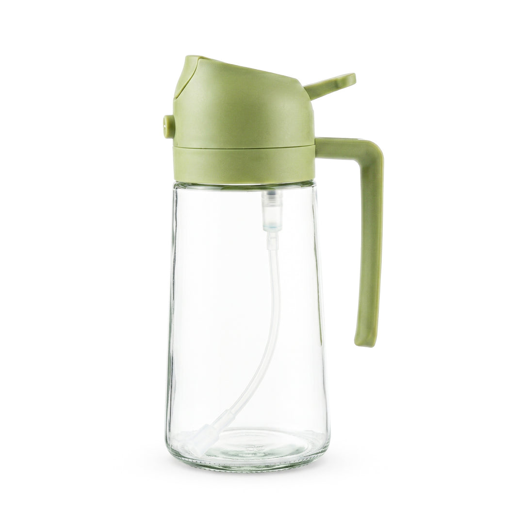 BERAM Olive Oil Sprayer for Cooking Refillable Food Grade Oil Spray Bottle Dispenser for Kitchen Salad Air Fryer BBQ Baking Frying & Grilling Leak Proof Oil Dispenser for Home Improvement