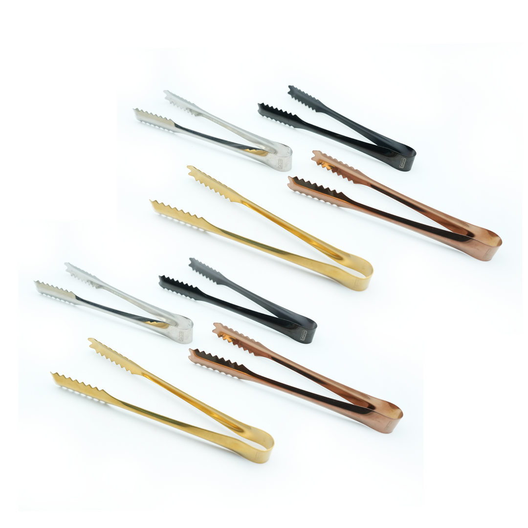 Beram Sugar Tong – Stainless Steel Mini Tongs for Sugar Cubes, Ice, Snacks & Tea Parties – Durable, Rust-Resistant Mix Color