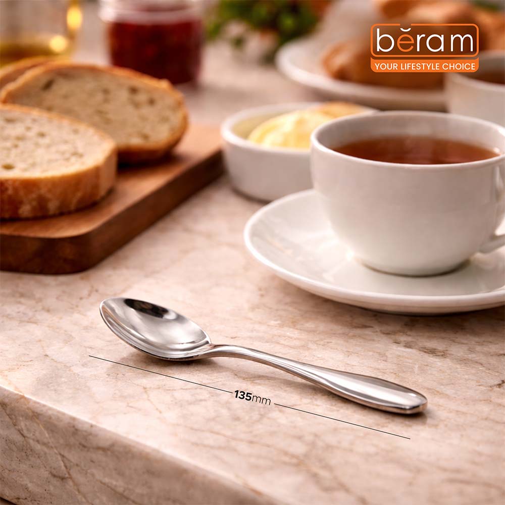 BERAM Eternal Forge Cutlery, Elegant Stainless Steel Flatware, 18/10 Grade, Kitchen Utensils Set, Tableware Set For Home, Restaurants, Hotels and More