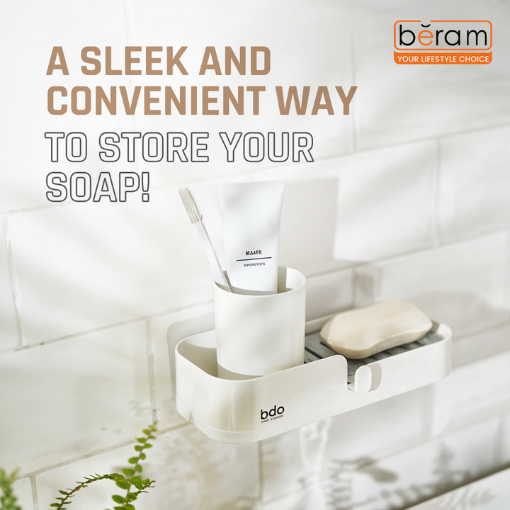 Wall-Mounted Soap Rack-Self-Adhesive Foldable Storage with Self-Draining Design Rustproof Stainless Steel No Drilling Required Space-Saving Bathroom Organizer