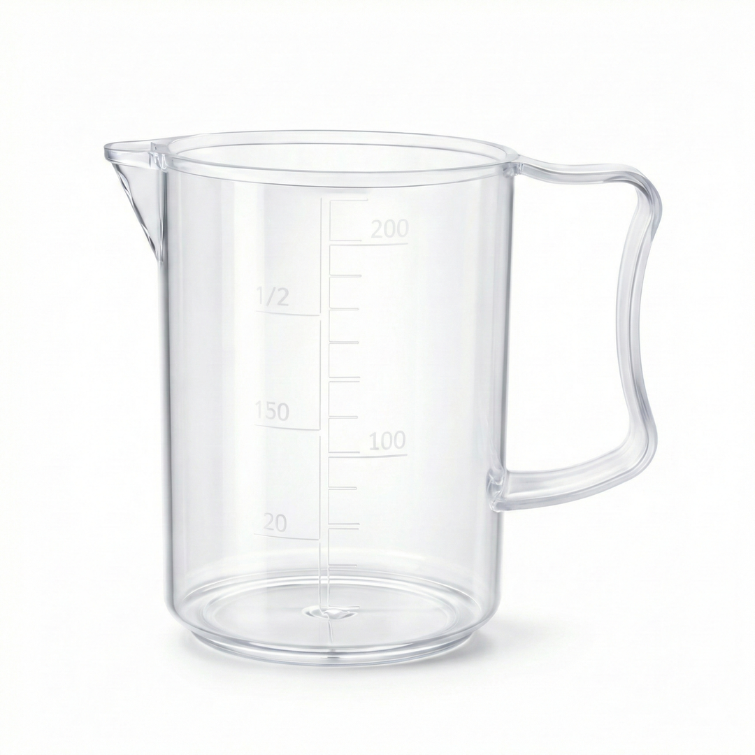 Beram 0.25L Measuring Cup Set – Polycarbonate Kitchen Measuring Cup with Handle – Liquid Measuring Cup for Baking & Cooking – Food & Kitchen Scale Compatible – Measuring Cups Set