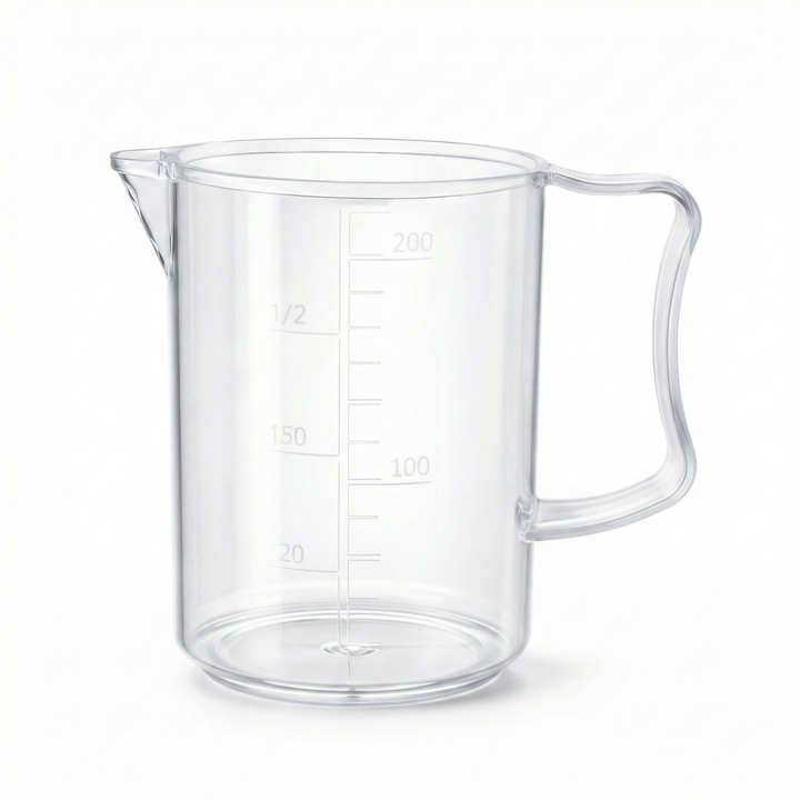 Beram 0.25L Measuring Cup Set – Polycarbonate Kitchen Measuring Cup with Handle – Liquid Measuring Cup for Baking & Cooking – Food & Kitchen Scale Compatible – Measuring Cups Set