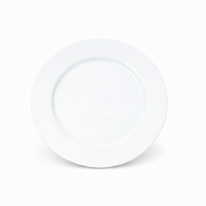 Luminarc White 4 PCS Ceramic Dinner Set  Soup Plate 22cm Dinner Plate 24cm Dessert Plate 19cm Bowl 9.5cm Tableware Set for Home & Restaurant