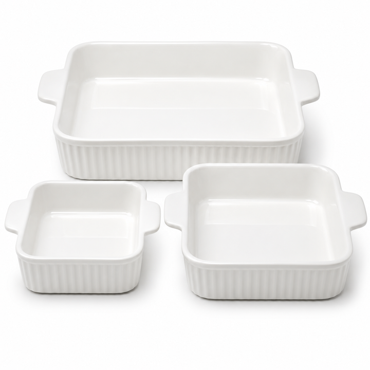 Ceramic Stripes White Serving Tray Microwave Dishwasher Safe Ceramic Platter for Snacks Desserts Appetizers Sushi Pastry Dry Fruits Dining Kitchen Buffet Party and Restaurant Use