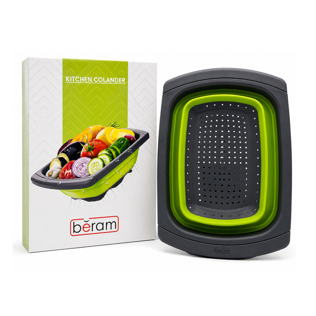 Collapsible Colander with Extendable Handles